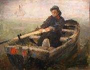 James Ensor The Rower painting